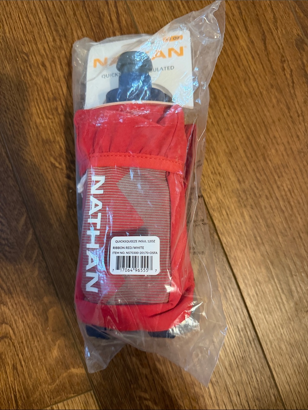 Natan Red Running Bottle Holder with White Logo